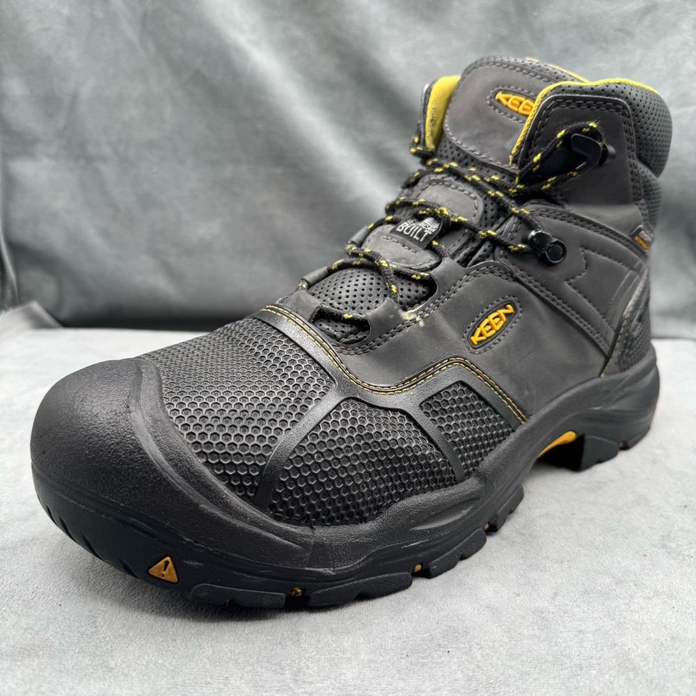 KEEN Utility Logandale 6” WP Men’s 13D Raven Black Soft‎ Toe Work Boots - Picture 5 of 16